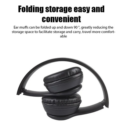 Wireless Sports Earphones - Bluetooth Folding Headset for Huawei  Xiaomi - ZOOMNSTORE
