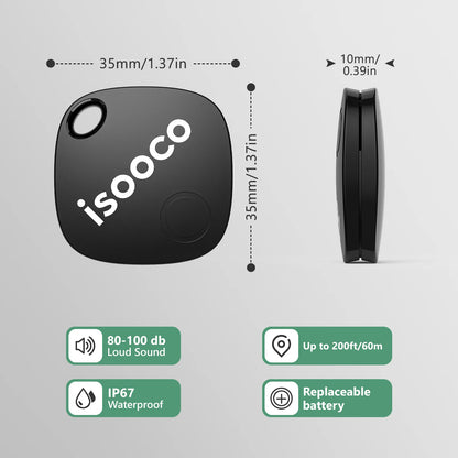 Bluetooth Key Finder - Mini Anti-Lost Smart Tag for Wallets  Keys iOS Only - ZOOMNSTORE