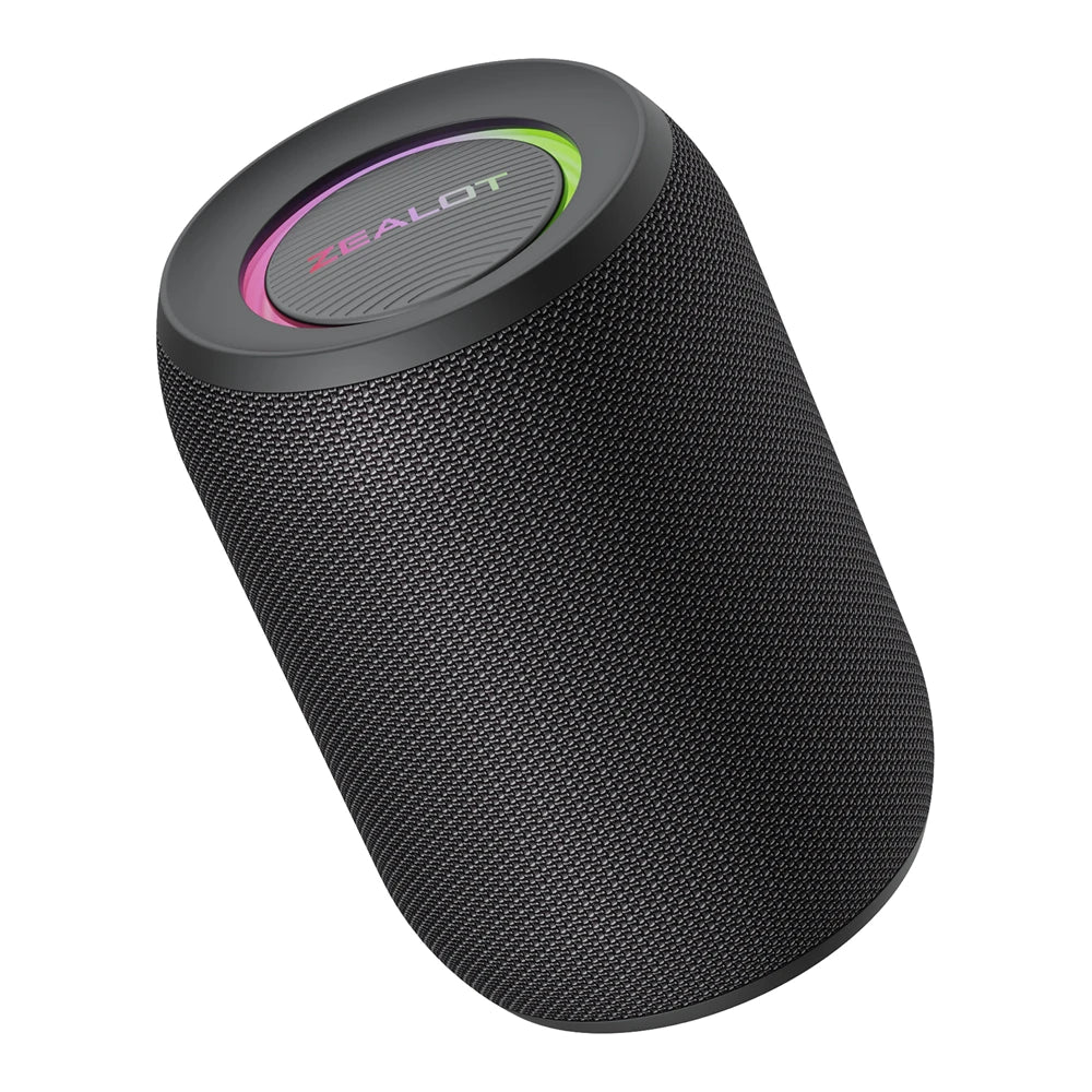 Bluetooth Waterproof Speaker - Powerful Bass Outdoor Sound Box with LED Light - ZOOMNSTORE