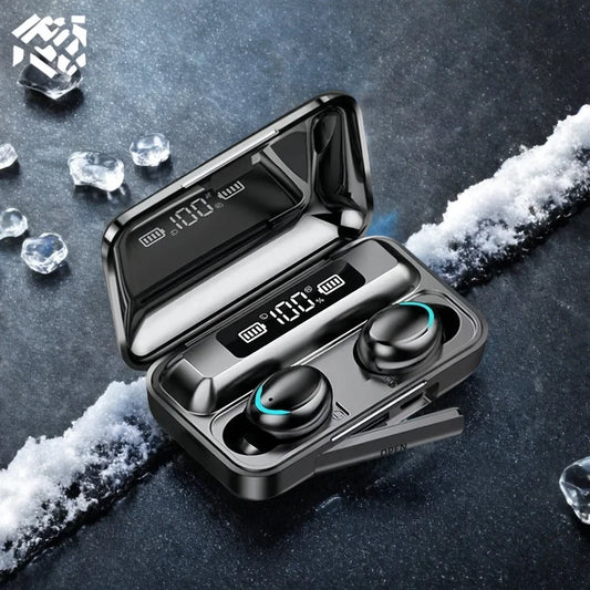 F9 Bluetooth Headphones - 9D Stereo Wireless Earbuds with High Bass  Touch Control - ZOOMNSTORE