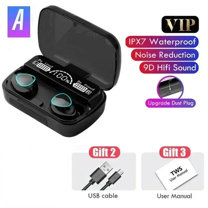 Bluetooth Wireless Earbuds – Waterproof Hi-Fi Stereo Earphones with Active Noise Cancellation - ZOOMNSTORE