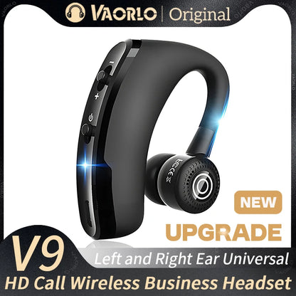 Bluetooth Wireless Earphones - VAORLO V9 Sport Headset With Mic, Noise Cancelling - ZOOMNSTORE