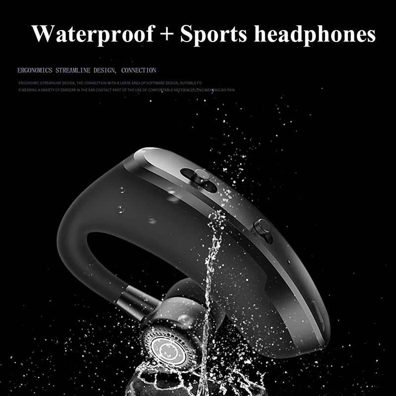 Bluetooth Wireless Earphones - VAORLO V9 Sport Headset With Mic, Noise Cancelling - ZOOMNSTORE