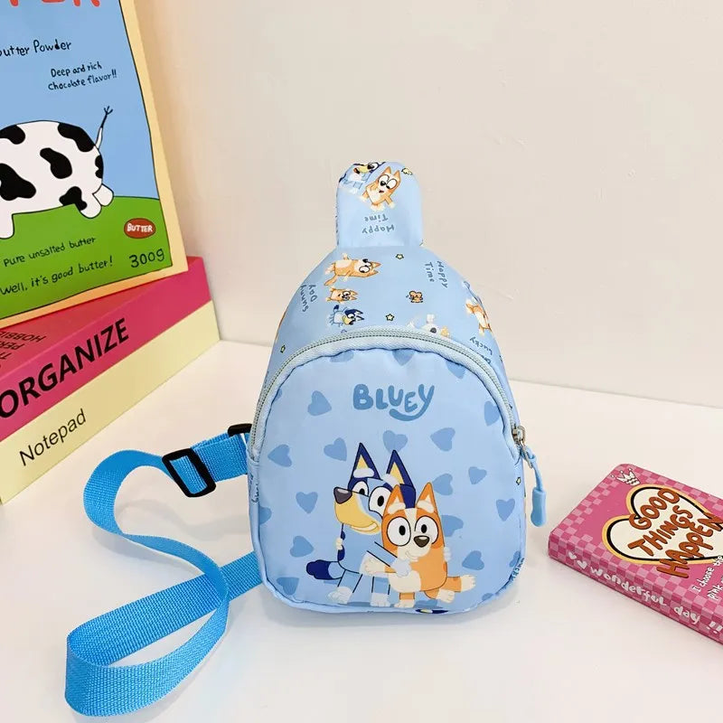 Cute Bluey Family Crossbody Bag - Childrens Chest Bag for Kindergarten Halloween  Christmas Gift - ZOOMNSTORE