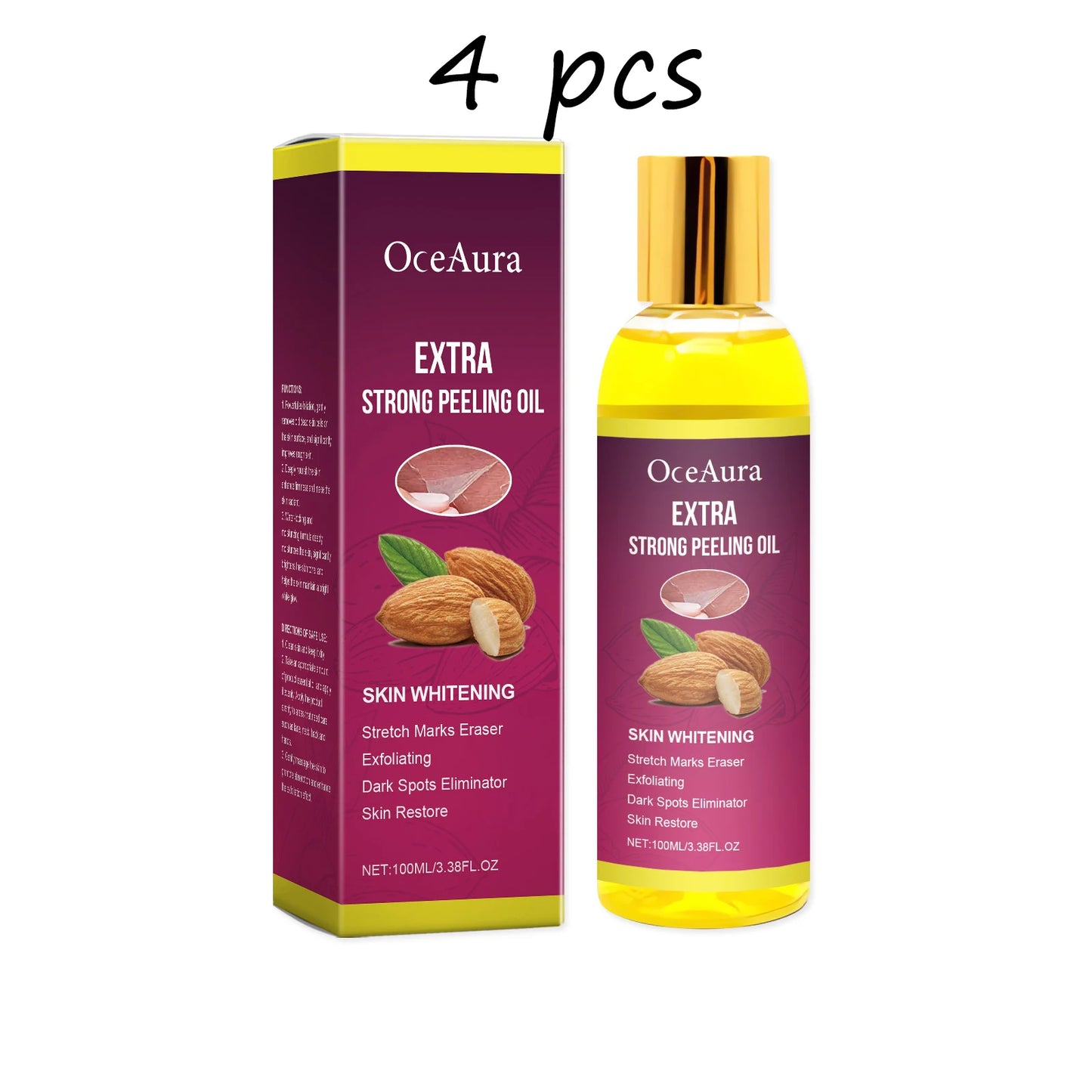 Oceaura Body Exfoliating Oil - Moisturizing Peeling Oil for Dead Skin  Dark Spot Removal - ZOOMNSTORE