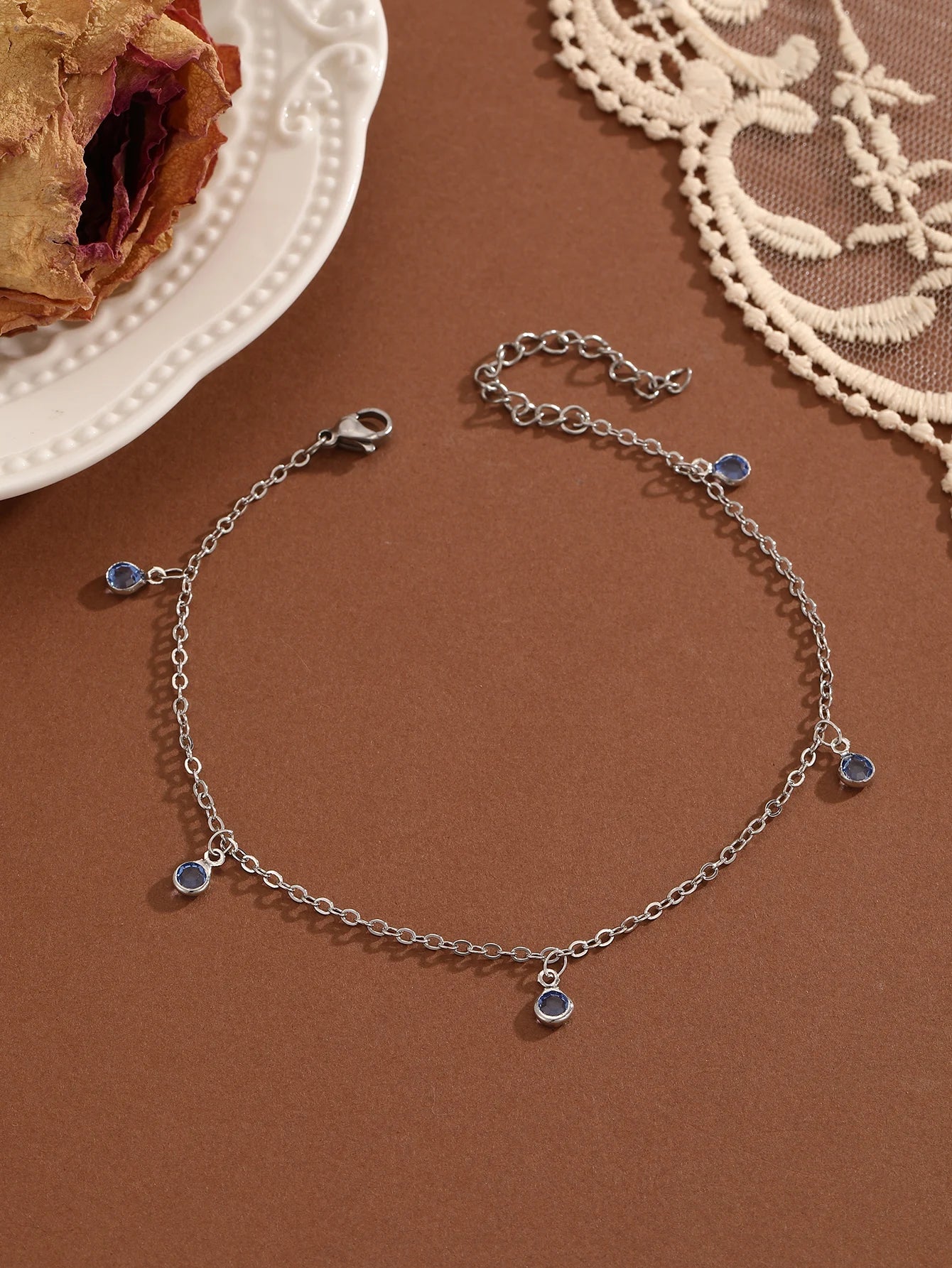 Bohemian Crystal Anklet - Summer Beach Jewelry for Women and Girls - ZOOMNSTORE