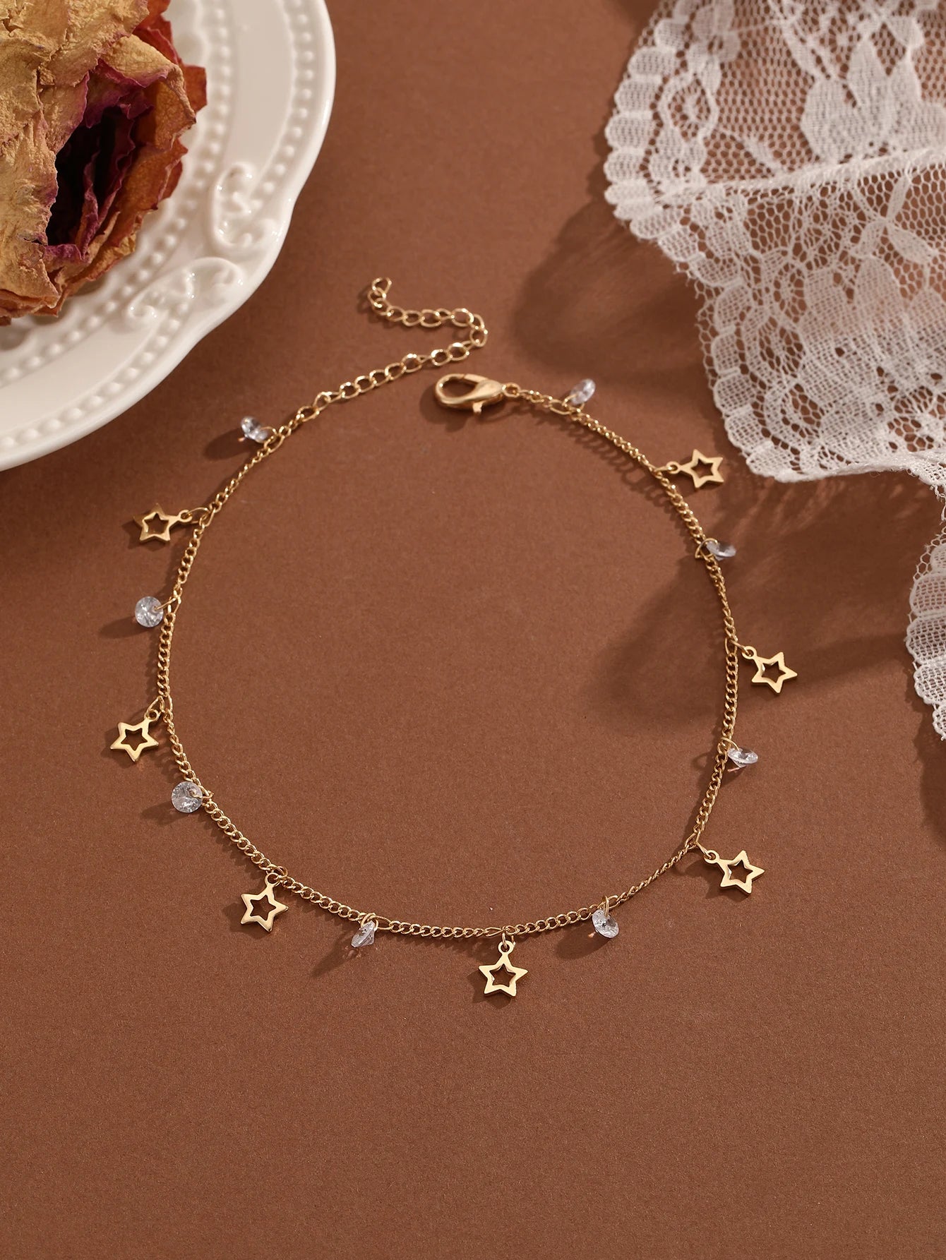 Bohemian Crystal Anklet - Summer Beach Jewelry for Women and Girls - ZOOMNSTORE