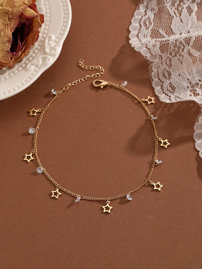 Bohemian Crystal Anklet - Summer Beach Jewelry for Women and Girls - ZOOMNSTORE