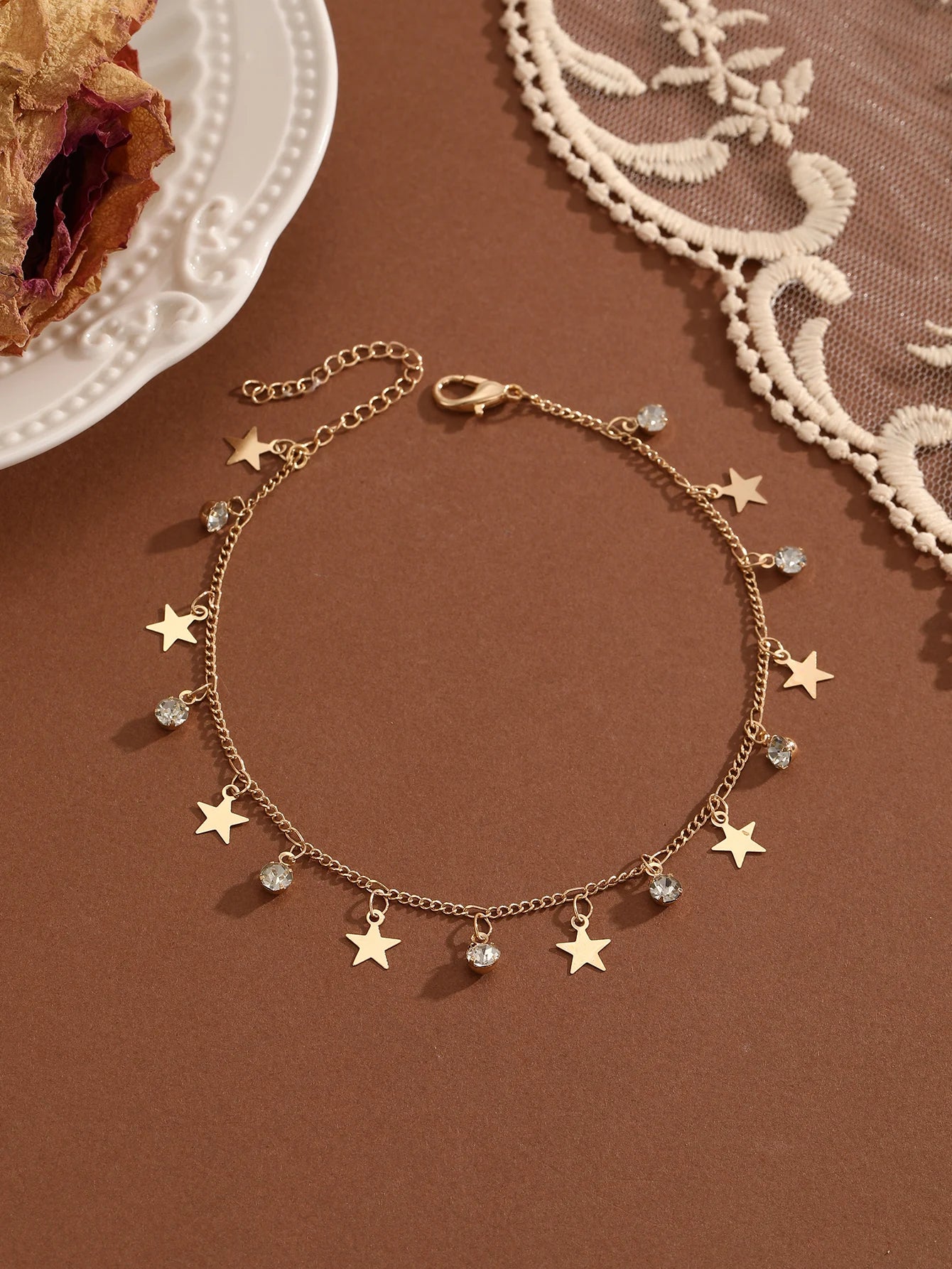 Bohemian Crystal Anklet - Summer Beach Jewelry for Women and Girls - ZOOMNSTORE