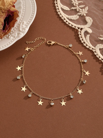 Bohemian Crystal Anklet - Summer Beach Jewelry for Women and Girls - ZOOMNSTORE