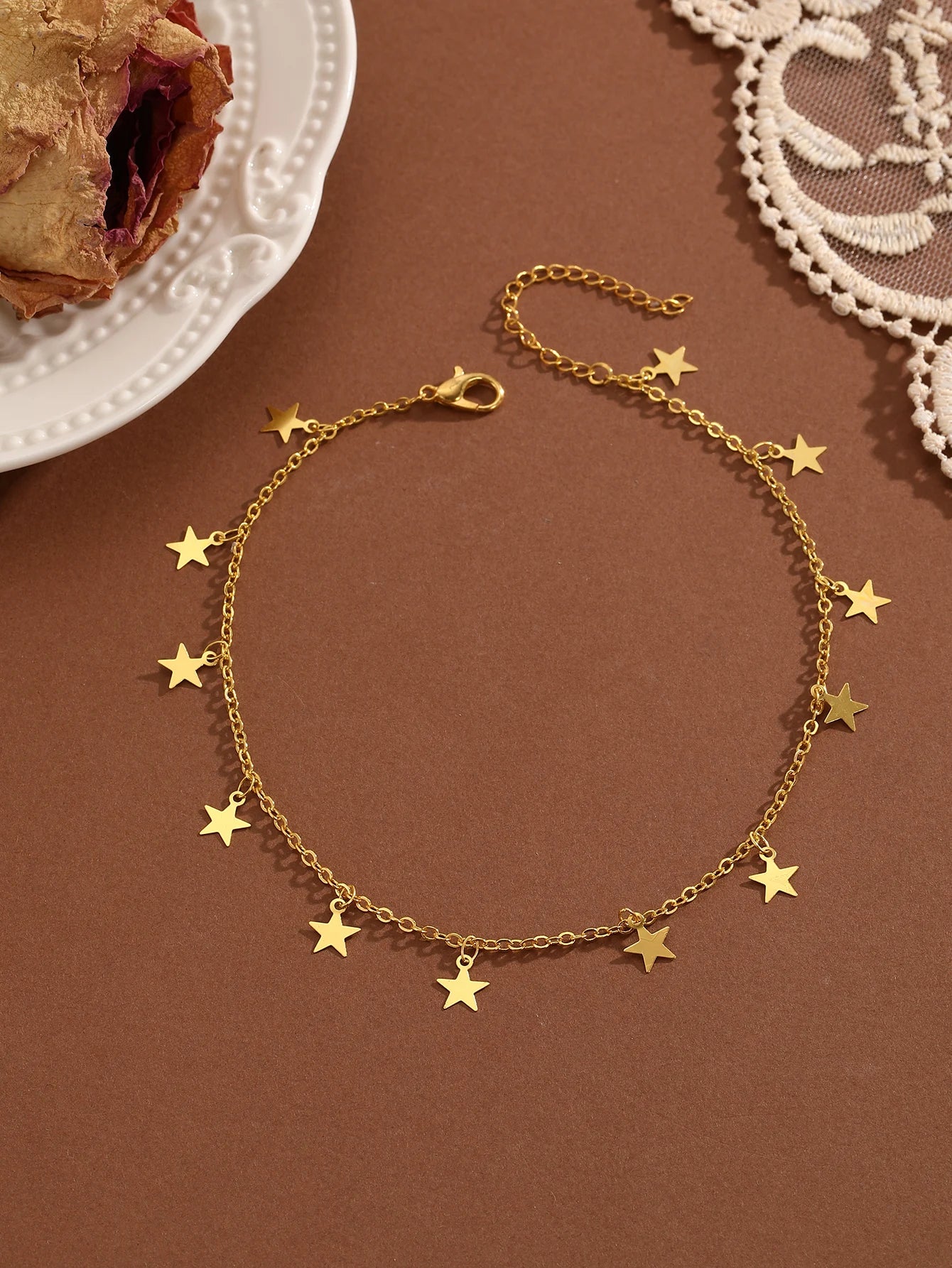 Bohemian Crystal Anklet - Summer Beach Jewelry for Women and Girls - ZOOMNSTORE