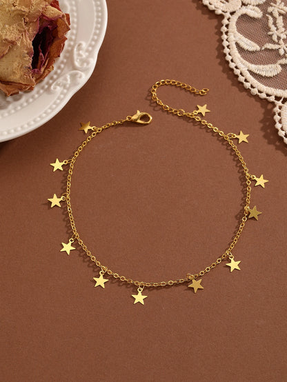 Bohemian Crystal Anklet - Summer Beach Jewelry for Women and Girls - ZOOMNSTORE