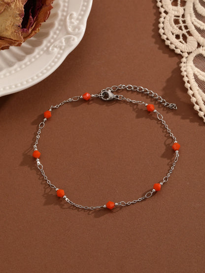 Bohemian Crystal Anklet - Summer Beach Jewelry for Women and Girls - ZOOMNSTORE