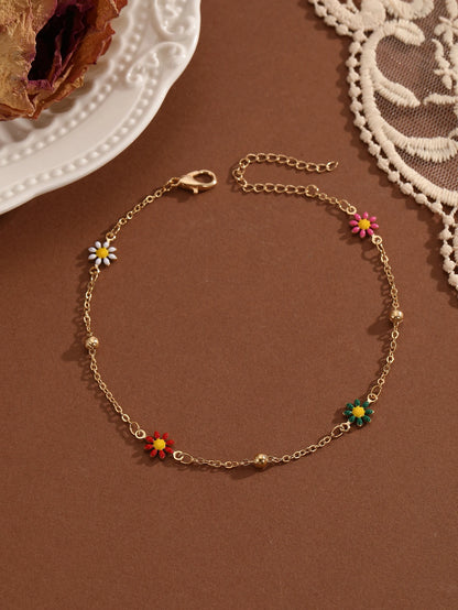 Bohemian Crystal Anklet - Summer Beach Jewelry for Women and Girls - ZOOMNSTORE