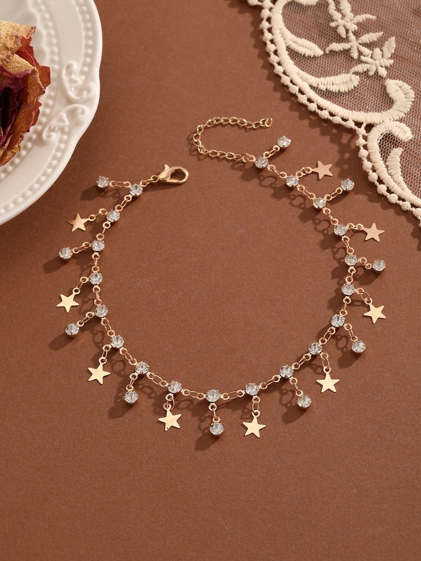 Bohemian Crystal Anklet - Summer Beach Jewelry for Women and Girls - ZOOMNSTORE