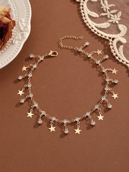 Bohemian Crystal Anklet - Summer Beach Jewelry for Women and Girls - ZOOMNSTORE