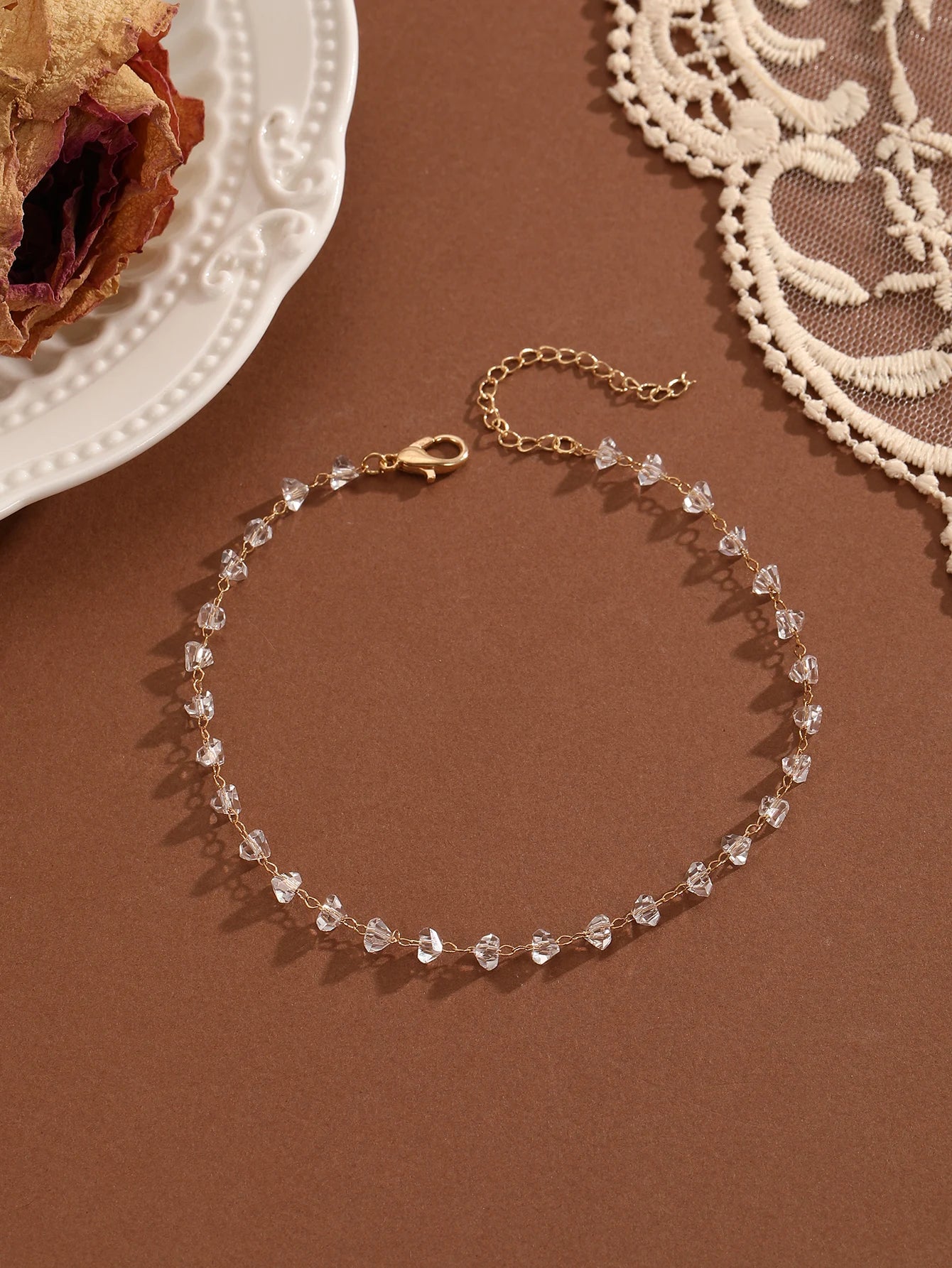 Bohemian Crystal Anklet - Summer Beach Jewelry for Women and Girls - ZOOMNSTORE