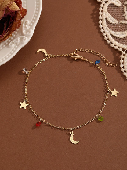Bohemian Crystal Anklet - Summer Beach Jewelry for Women and Girls - ZOOMNSTORE