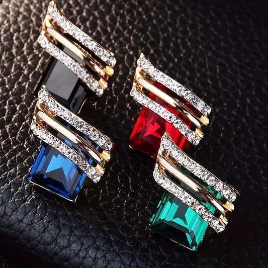 Bohemian Earrings - Retro Inlaid Zirconia Gemstone Jewelry for Women - ZOOMNSTORE