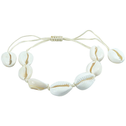 Bohemian Sea Shell Charm Bracelet - Handmade Beach Jewelry for Men  Women - ZOOMNSTORE