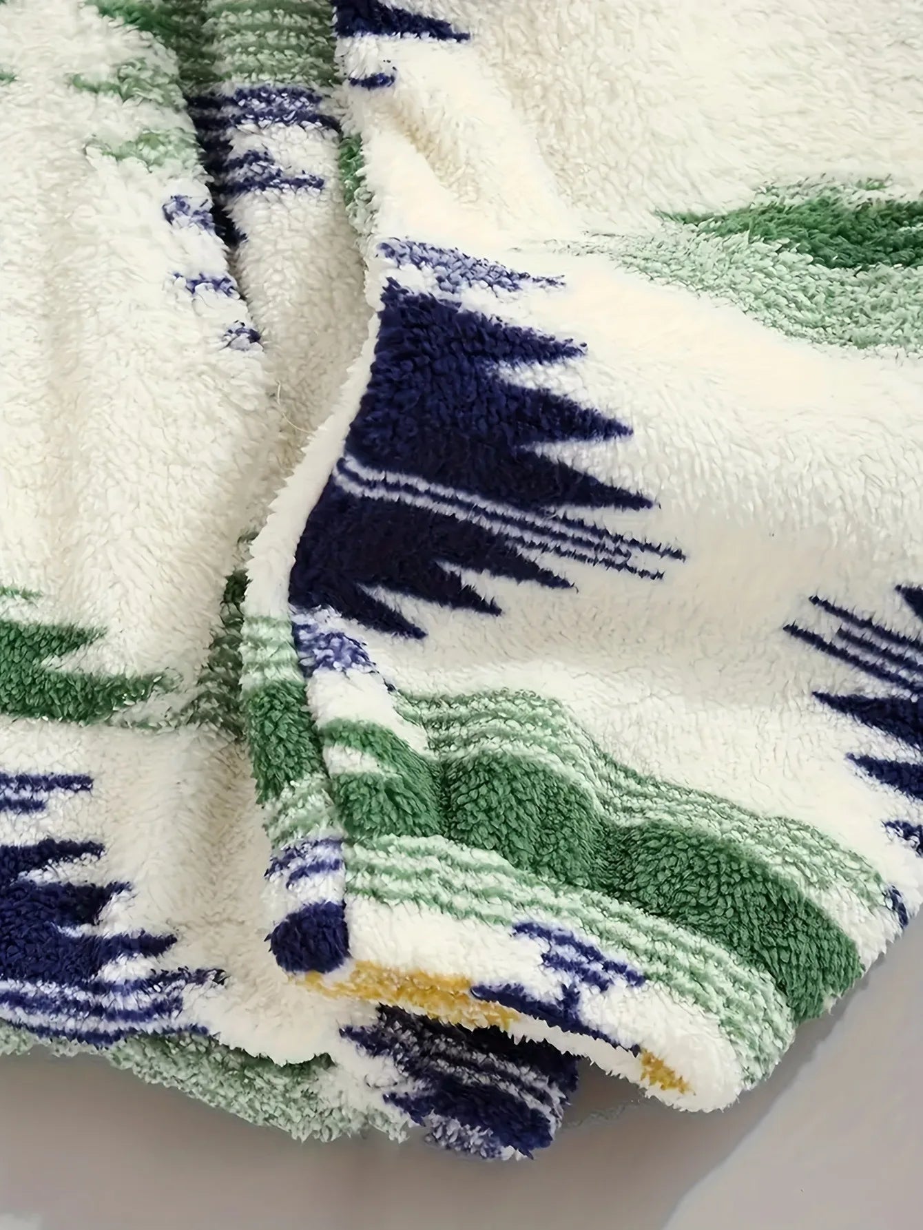 2024 Autumn/Winter New Printed Bohemian Zipper Plush Jacket Hoodie for Women - ZOOMNSTORE