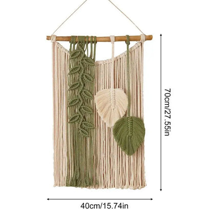 Boho Macrame Tapestry Wall Art - Handmade Dream Catcher Decor with Tassels - ZOOMNSTORE