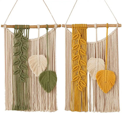 Boho Macrame Tapestry Wall Art - Handmade Dream Catcher Decor with Tassels - ZOOMNSTORE