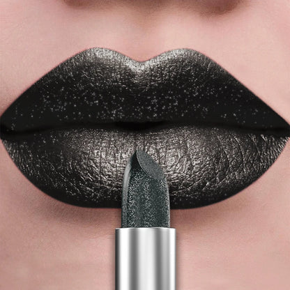 Bold Metallic Glitter Lipstick - Long Lasting Pearlescent Lip Tint - ZOOMNSTORE