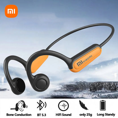 Bone Conduction Earphones - Wireless Sports Headphones With Bluetooth 5.3, Waterproof Ear Hook - ZOOMNSTORE