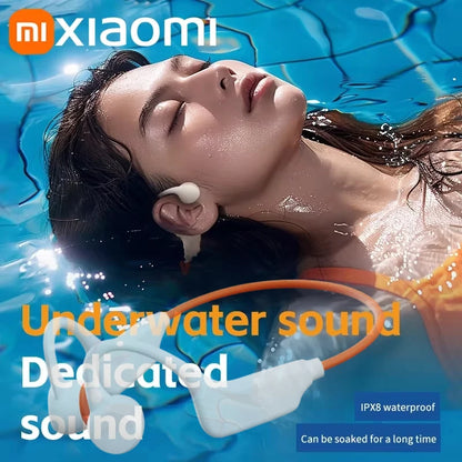Bone Conduction Headphones - Waterproof Bluetooth 5.3 Wireless Swimming Headset With Mic - ZOOMNSTORE