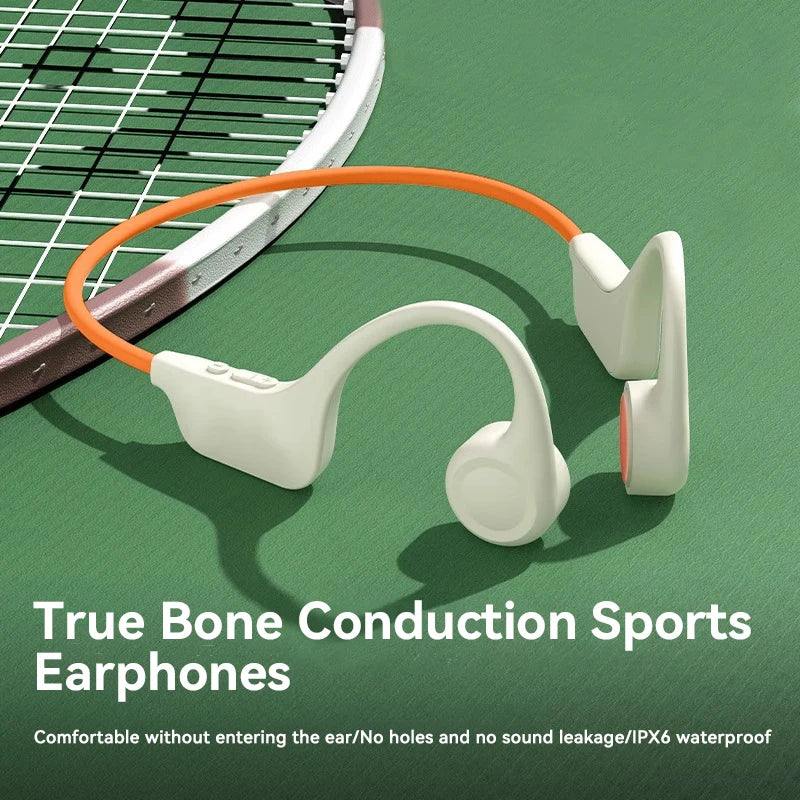 Bone Conduction Headphones - Waterproof Bluetooth 5.3 Wireless Swimming Headset With Mic - ZOOMNSTORE