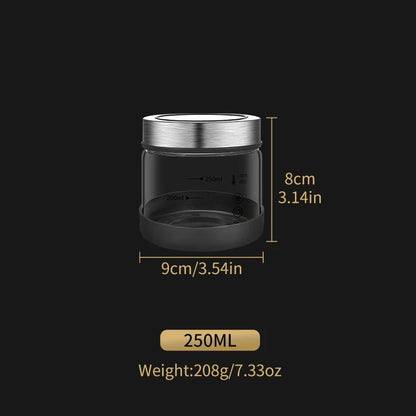 High Borosilicate Sealed Glass Bottle Kitchen Storage Jar Moisture-Proof Storage Box Household Coffee Bean Storage Jar seal pot - ZOOMNSTORE