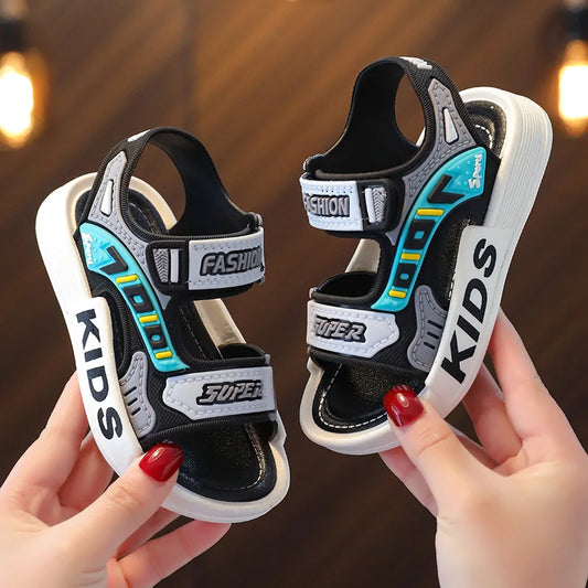 Boys Breathable Sport Sandals - Comfortable Non-Slip Beach Shoes - ZOOMNSTORE