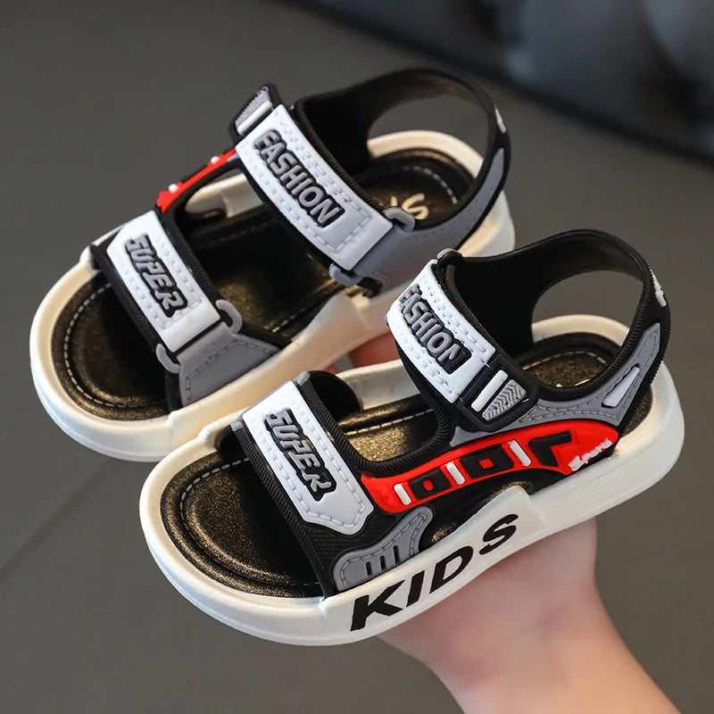 Boys Breathable Sport Sandals - Comfortable Non-Slip Beach Shoes - ZOOMNSTORE