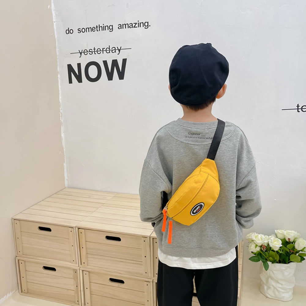 Boys Crossbody Chest Bag - Stylish Korean Harajuku Travel Bag - ZOOMNSTORE