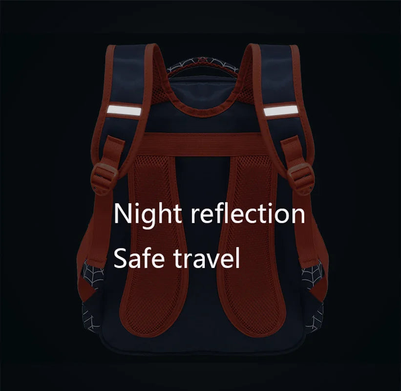 Spider Backpack  Pencil Case Set - Waterproof School Bag for Boys - ZOOMNSTORE