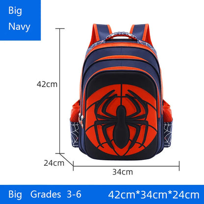 Spider Backpack  Pencil Case Set - Waterproof School Bag for Boys - ZOOMNSTORE
