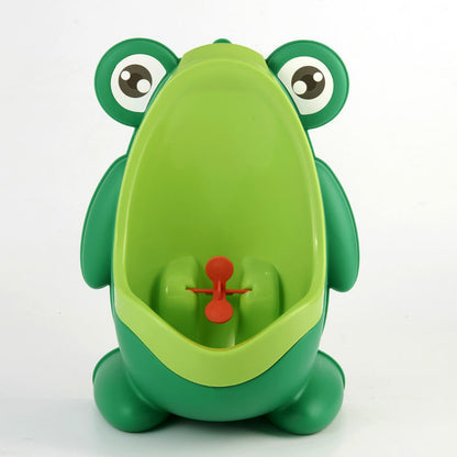 Boys Standing Potty - Wall Mounted Urinal Cartoon Frog Shape for Toddler Pee Training - ZOOMNSTORE