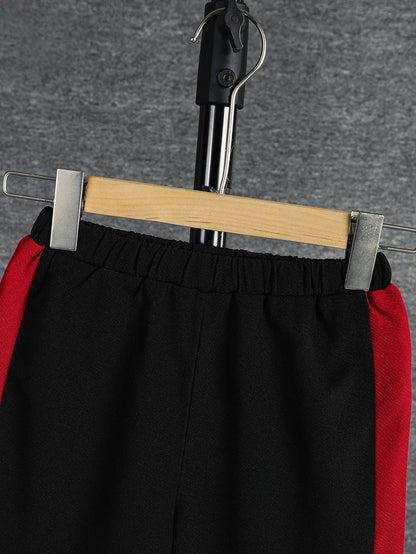 Boys Colorblock T-Shirt  Shorts Set - Comfy Summer Outfit - ZOOMNSTORE