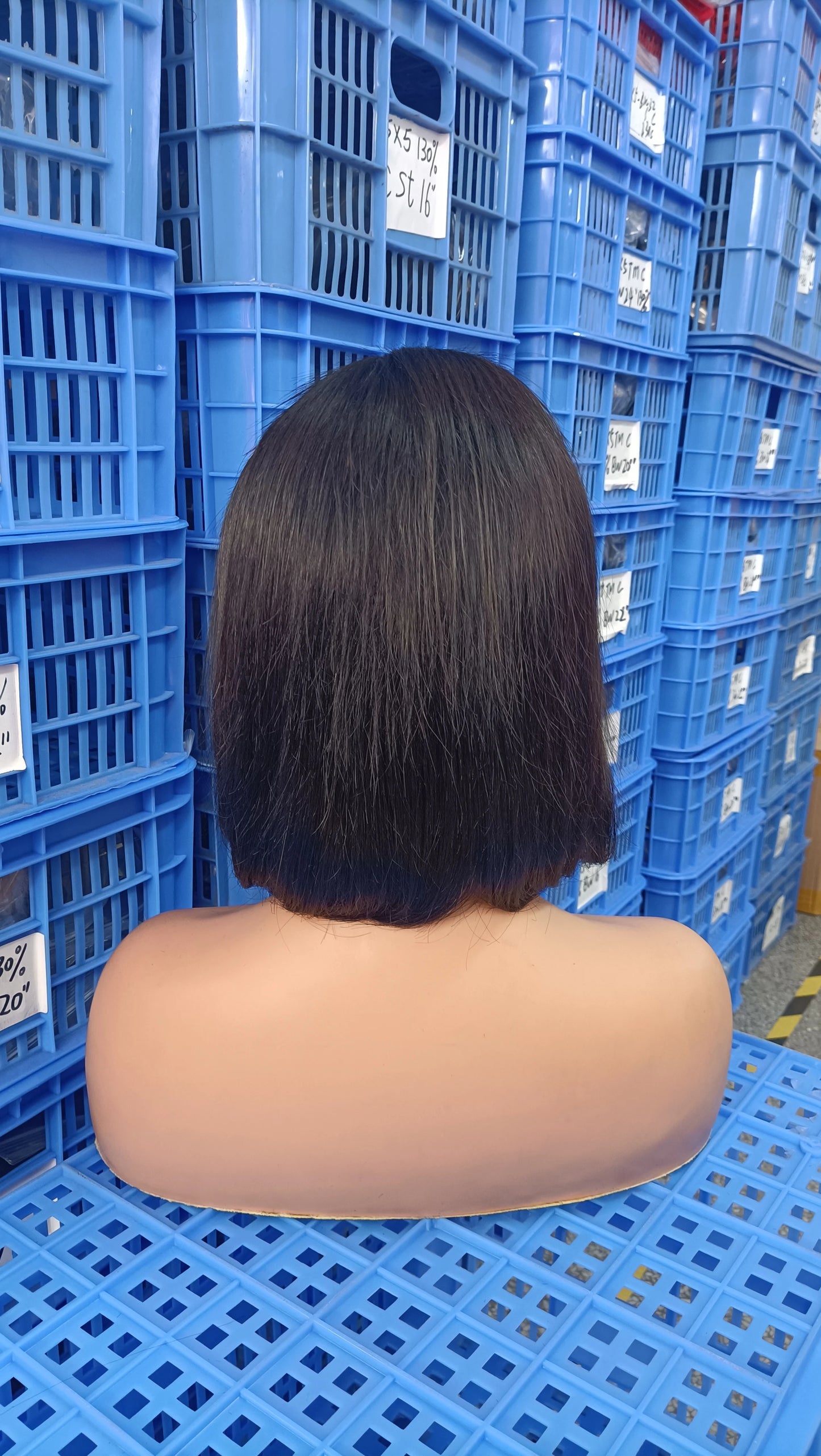 Brazilian Bob Wig - Glueless HD Lace Frontal, Short Straight Remy Human Hair - ZOOMNSTORE