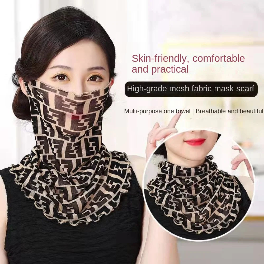 Multi-purpose UV Protection Scarf Mask - Breathable Neck Gaiter - ZOOMNSTORE