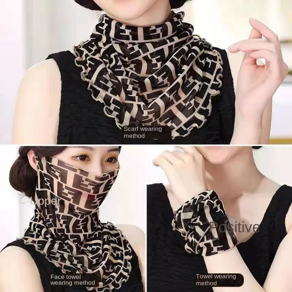 Multi-purpose UV Protection Scarf Mask - Breathable Neck Gaiter - ZOOMNSTORE