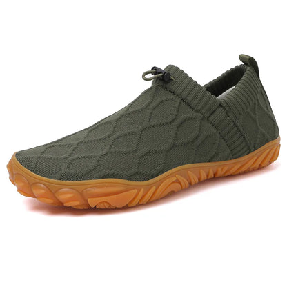Breathable Fly-Woven Shoes – Men's Sneakers with Canvas Upper & Rubber Outsole - ZOOMNSTORE