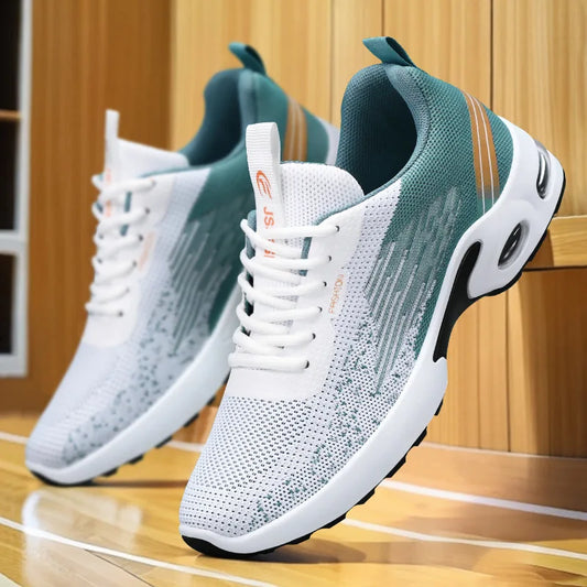 Breathable Knit Sneakers - Mens Soft Sole Comfort Sports Shoes - ZOOMNSTORE