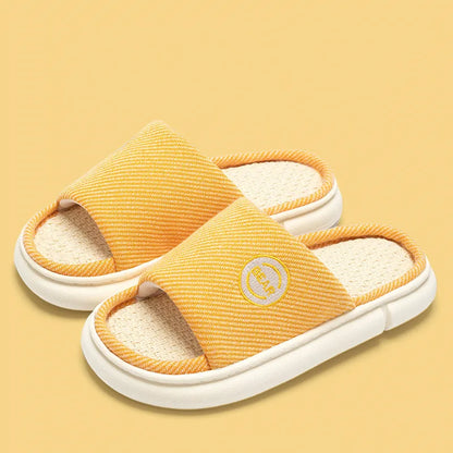 Breathable Open Toe Slippers - Non-Slip Indoor Slides for Men and Women - ZOOMNSTORE