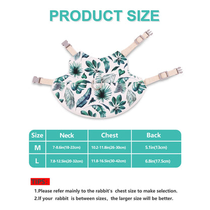 Stylish Outdoor Rabbit Harness - Breathable Printed Pet Vest - ZOOMNSTORE