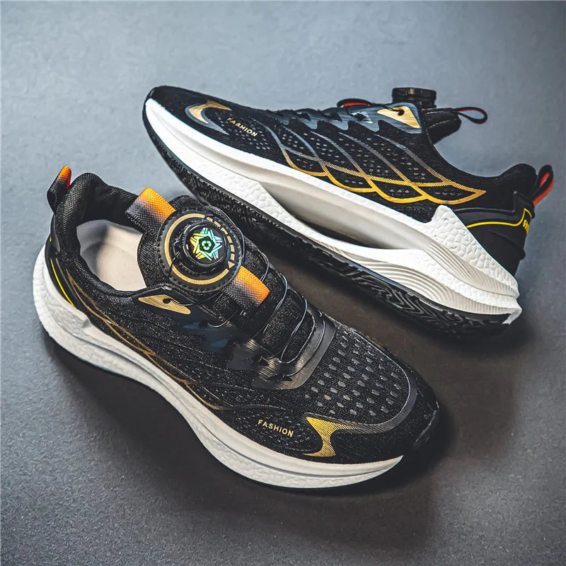 Mens Mesh Running Shoes - Breathable Casual Sports Footwear for Outdoor Activities - ZOOMNSTORE