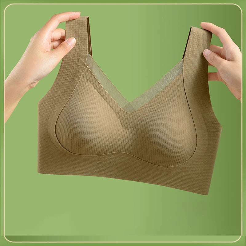 Breathable Womens No-Trace Bralette - Comfortable Large Size Sport Vest - ZOOMNSTORE