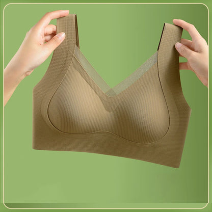 Breathable Womens No-Trace Bralette - Comfortable Large Size Sport Vest - ZOOMNSTORE