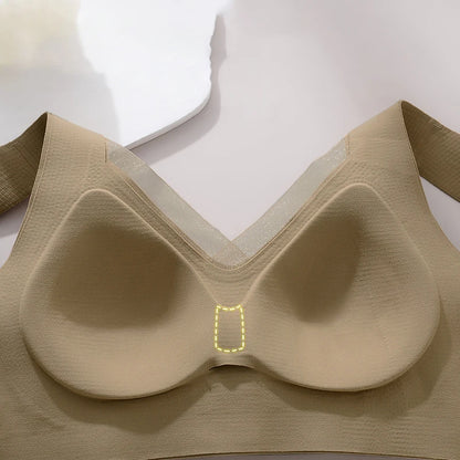 Breathable Womens No-Trace Bralette - Comfortable Large Size Sport Vest - ZOOMNSTORE